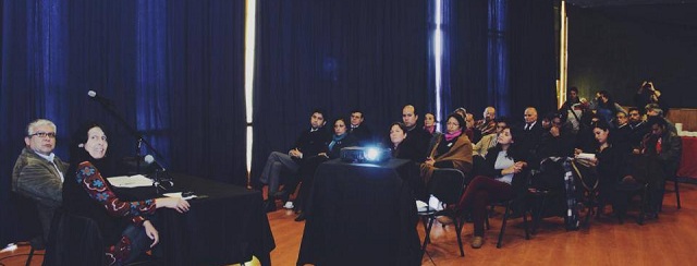 Público asistente durante la muestra de Balmaceda Arte Joven Concepción