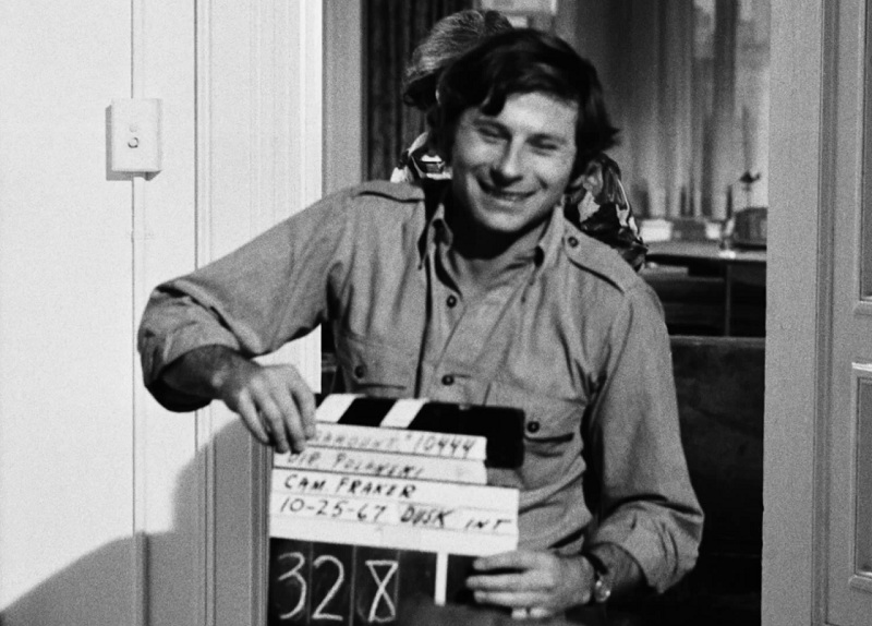 El director Roman Polanski en el set de "El Bebé de Rosemarie".